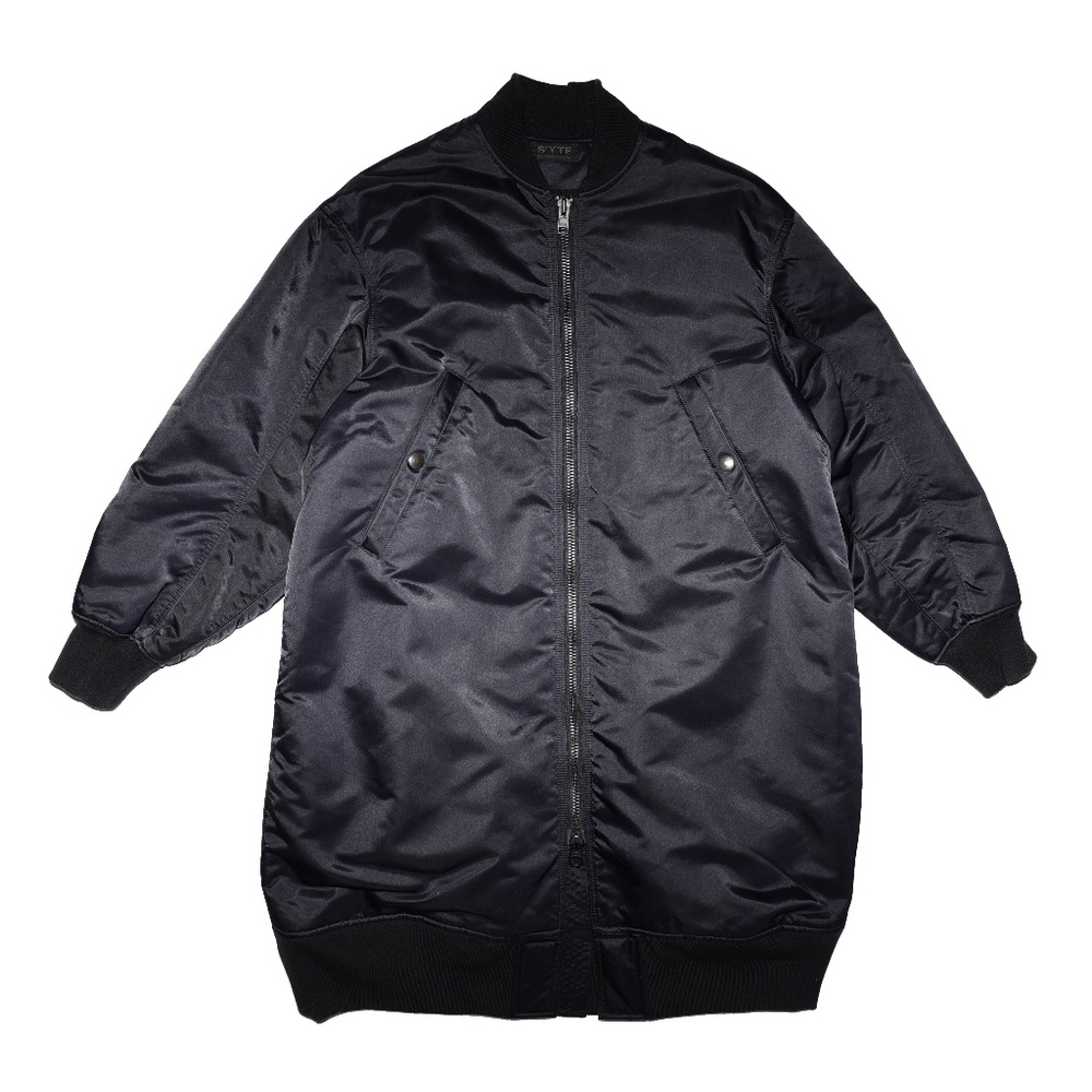 Yohji Yamamoto S'yte Nylon Twill Big Long MA-1 Bomber